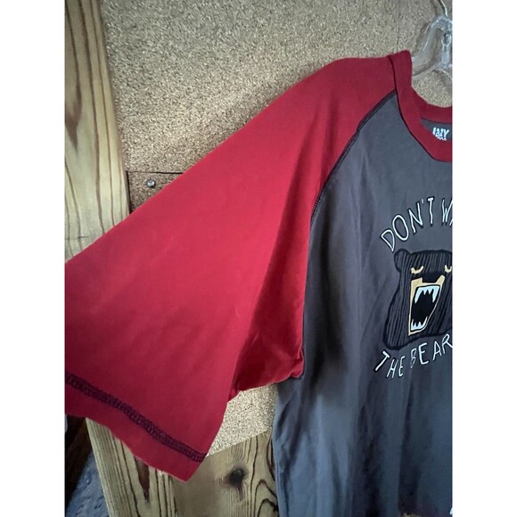 Lazy One Pajama Shirt “Don’t Wake The Bear” New With Tags Size XL Men - Picture 6 of 7